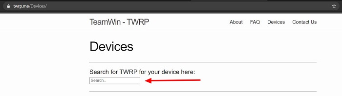 TWRP Official Website