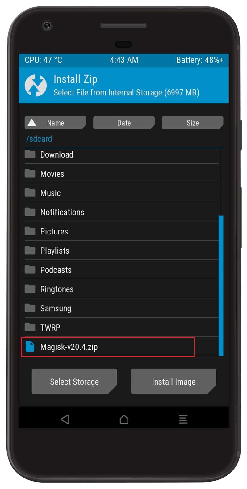 magisk zip installer